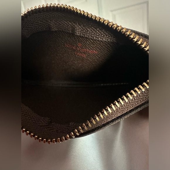 Authentic Damier Ebene Louis Vuitton Key Pouch - Picture 2 of 3
